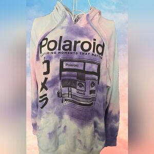 Torrid Pink and Purple Polaroid Hoodie